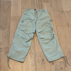Women’s pistachio parachute Pants
